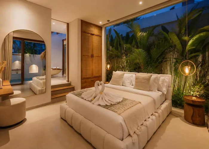 Coco 1br Private Pool In Pererenan With Skylight Bathtub Villa
