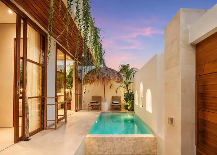 Villa Coco 1br Private Pool In Pererenan With Skylight Bathtub *
