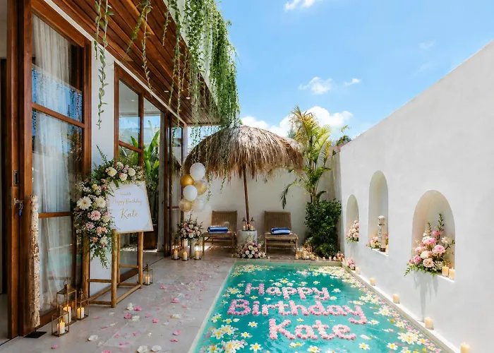 Coco 1br Private Pool In Pererenan With Skylight Bathtub Villa *