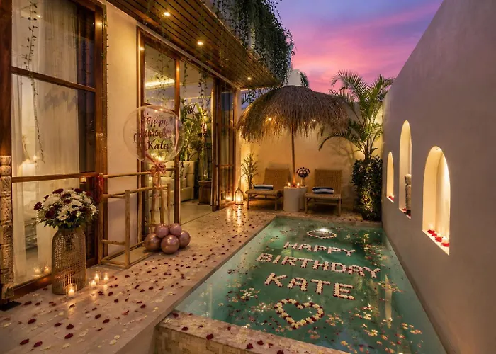 Coco 1br Private Pool In Pererenan With Skylight Bathtub Villa *