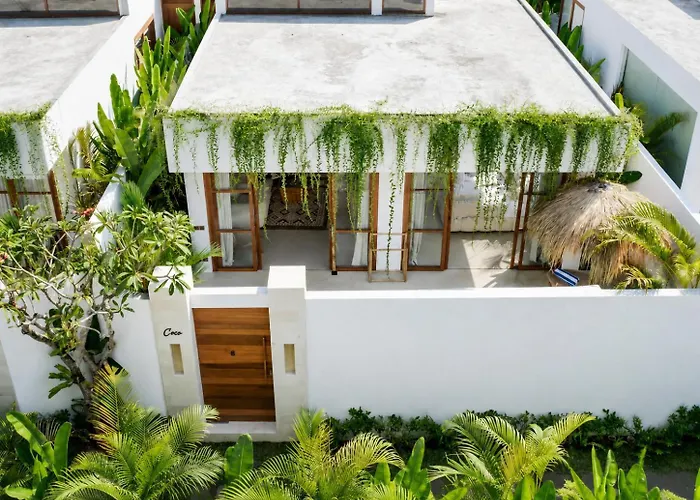 Coco 1br Private Pool In Pererenan With Skylight Bathtub