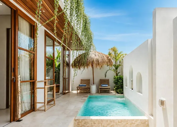 Coco 1br Private Pool In Pererenan With Skylight Bathtub